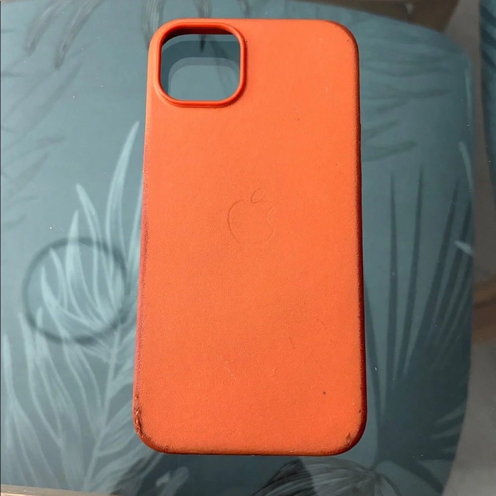 Apple Vibrant Orange iPhone Case
